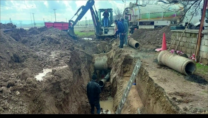 Gemerek’te Altyapı Çalışmaları:  Arızalar Gideriliyor 