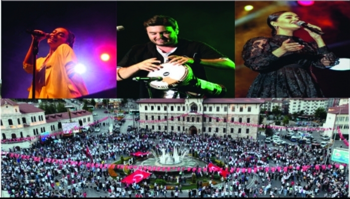 ’’Gardaşlık’’ Festivalinde Ünlü Sanatçılar Sahne Aldı