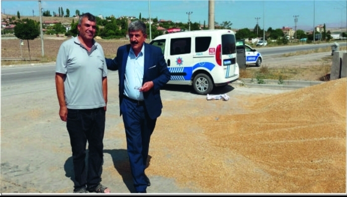 Belediye Başkanı Kılıçdağı TMO Gemerek Tahıl Toplama Alanını Ziyaret Etti.